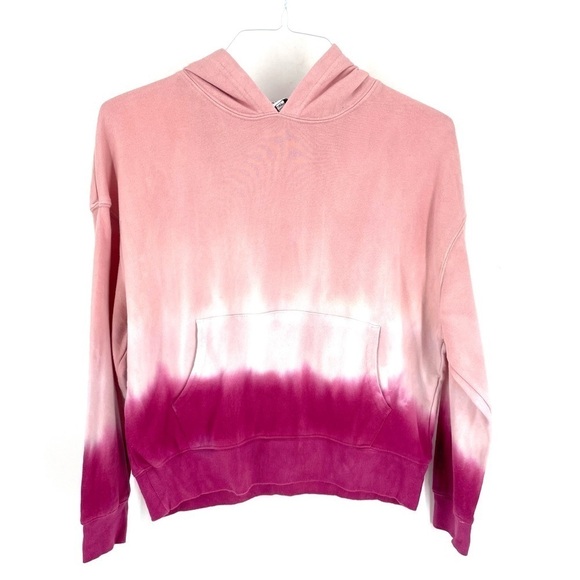 Wildfox Hoodie Tie Dye Relaxed Boxy Pullover Hoodie Sweatshirt - Picture 3 of 7